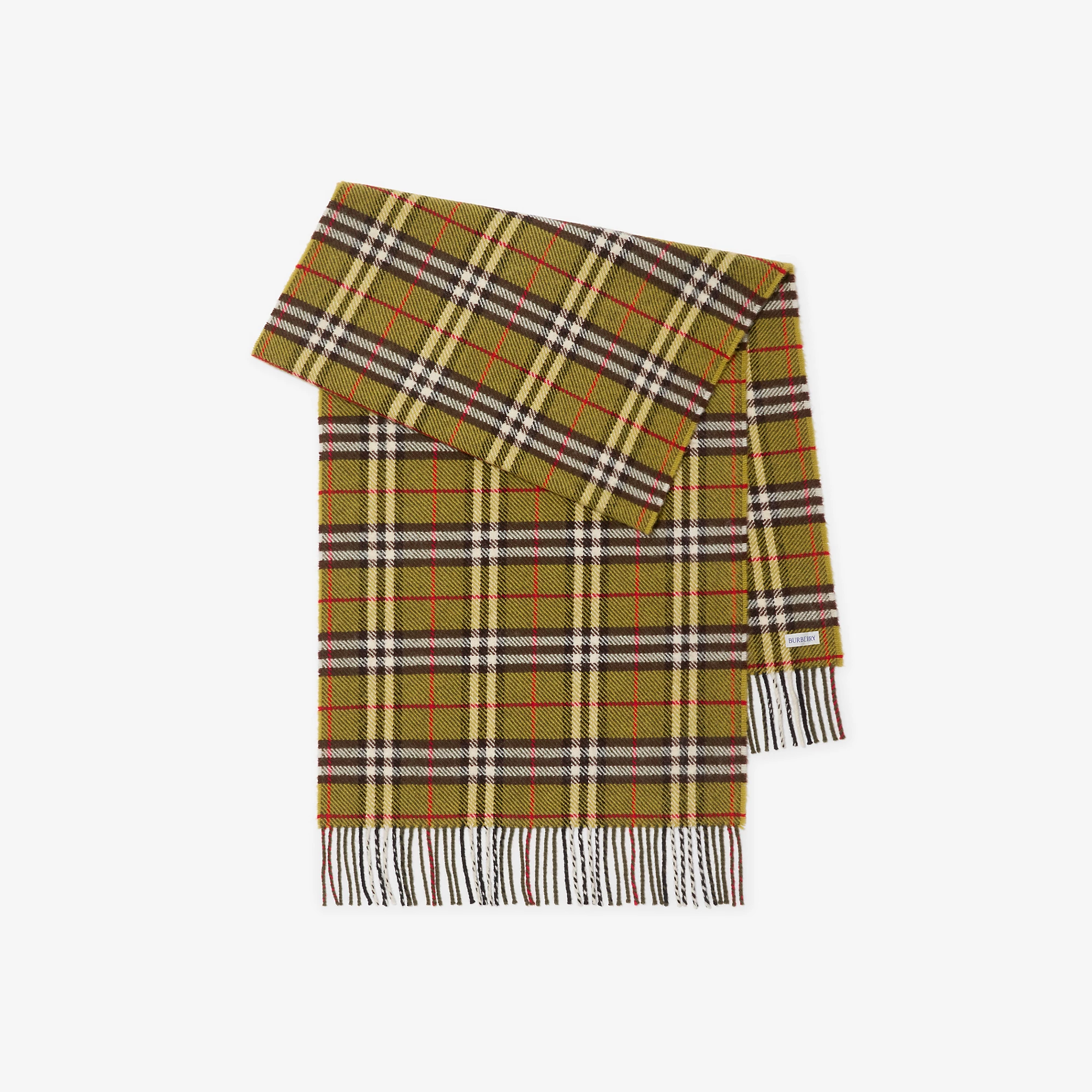 Check British Wool Scarf
