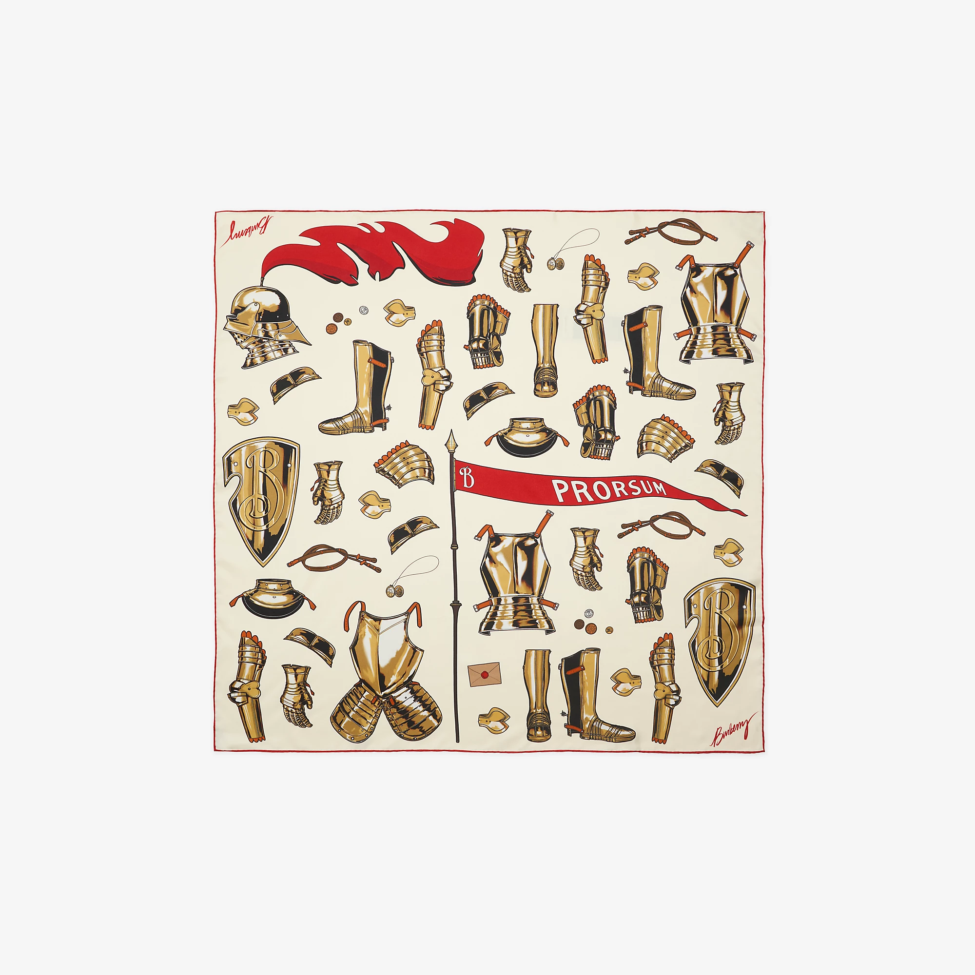Knight Armourâ Silk Scarf
