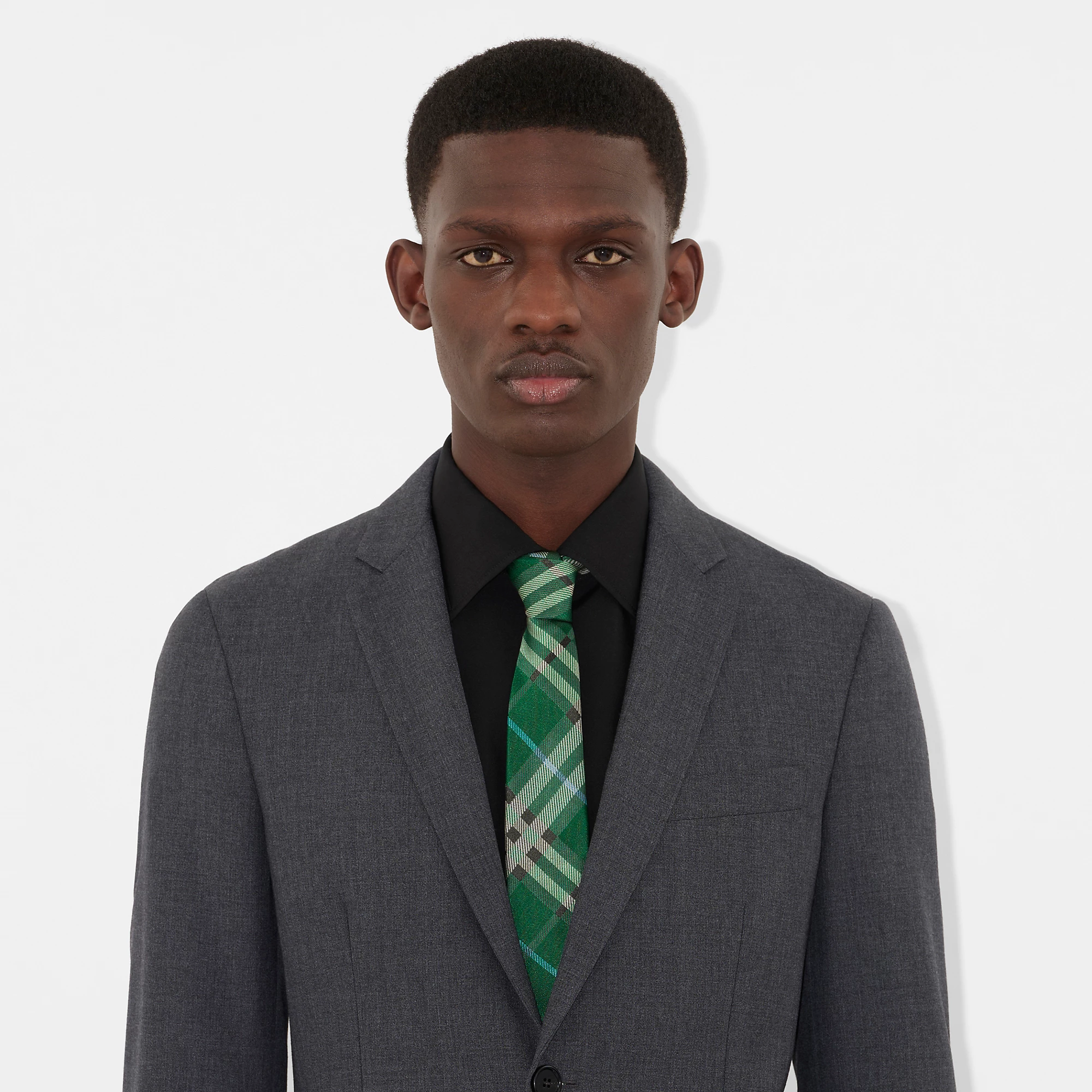 Check Silk Tie