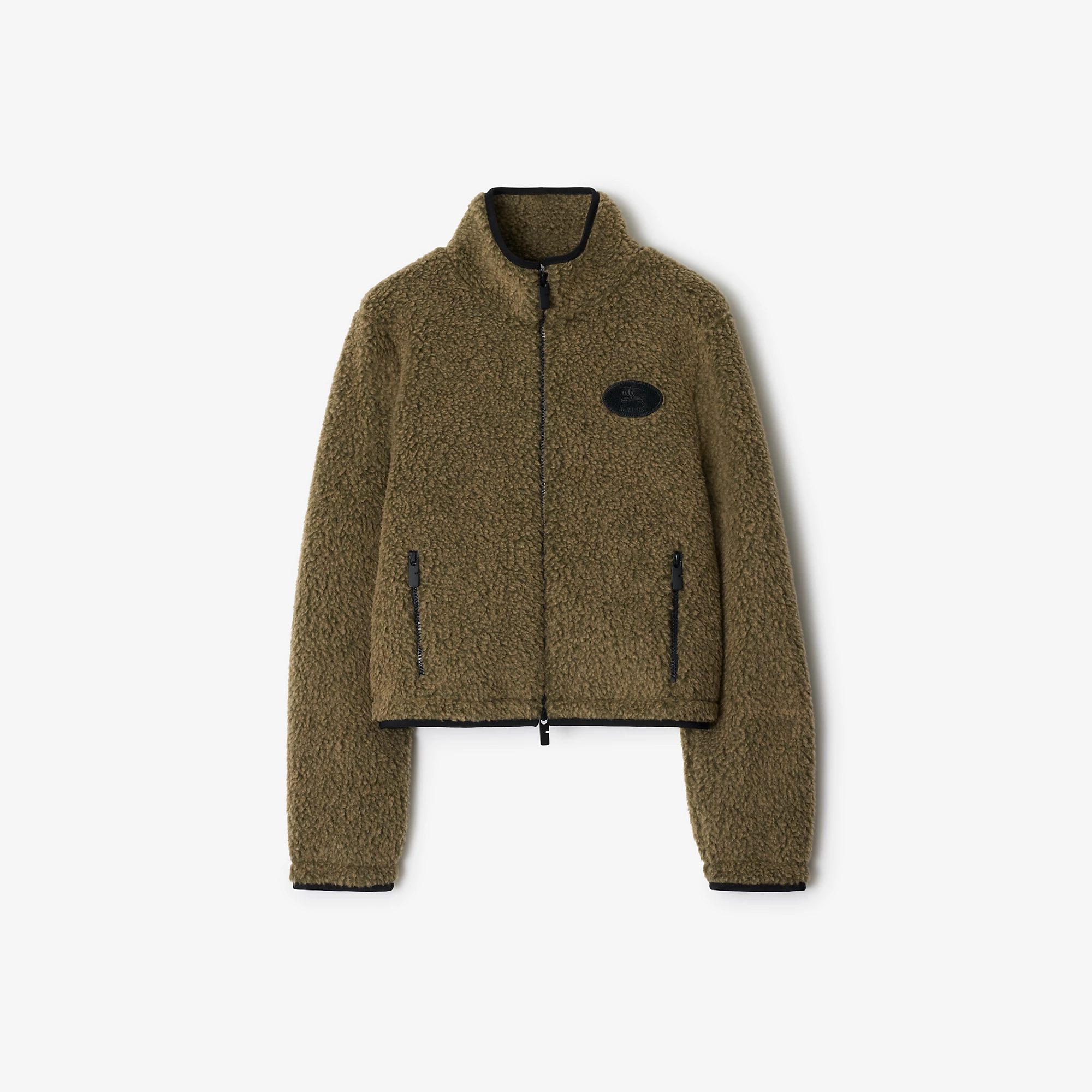 Cropped Fleece Jacket