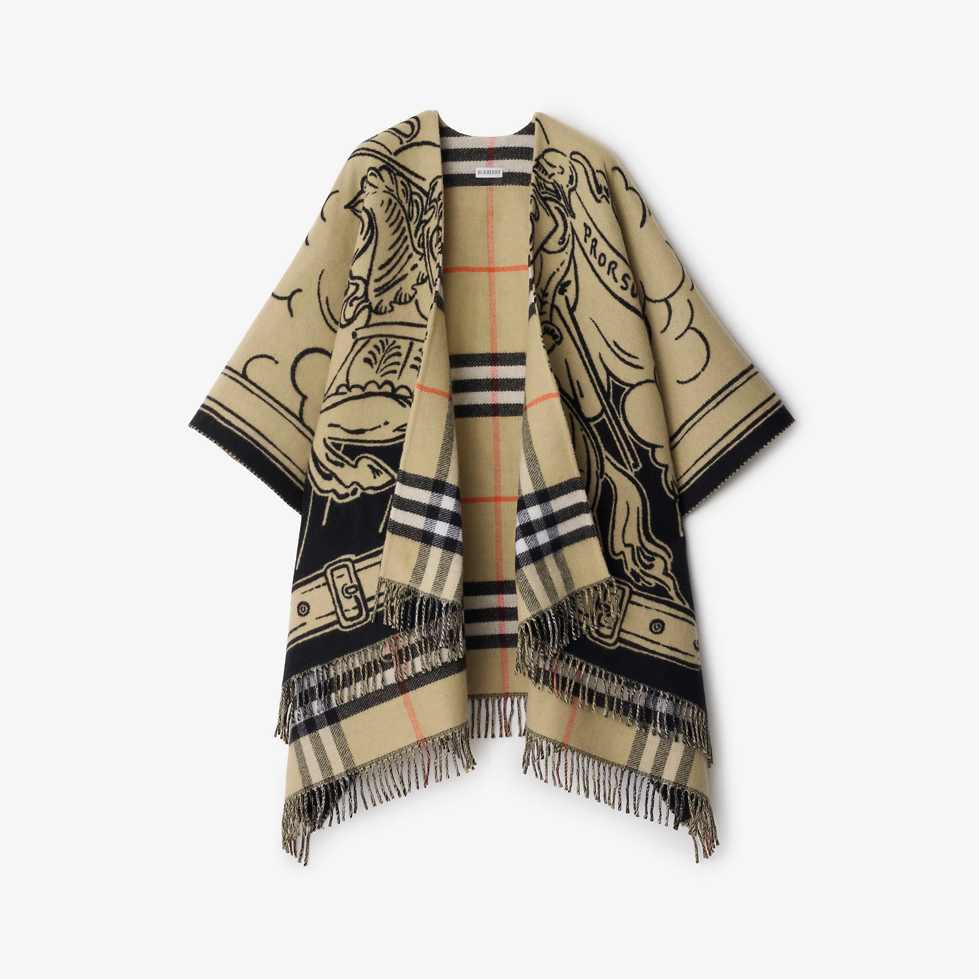 Stormy Knight Wool Cape