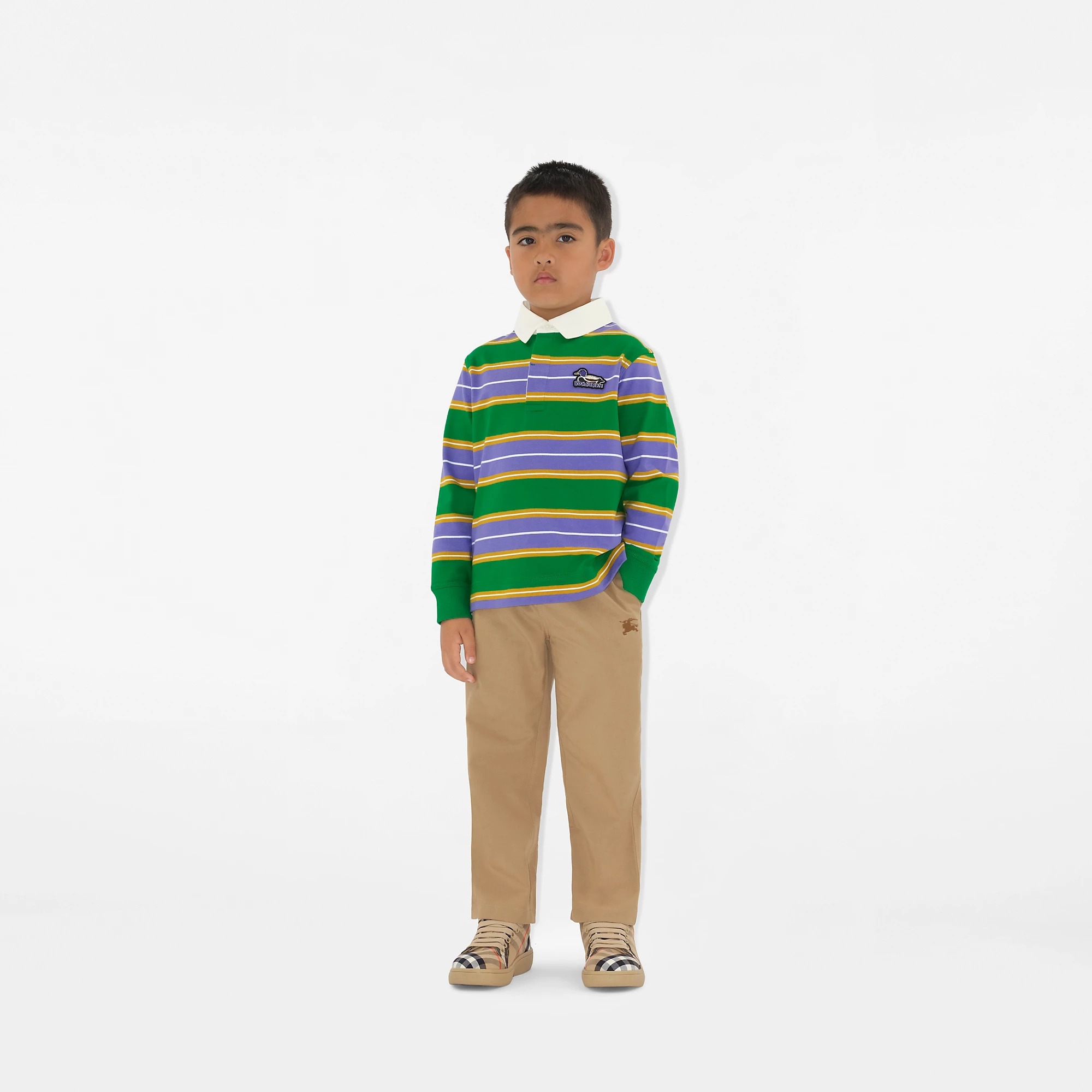 Cotton Blend Trousers