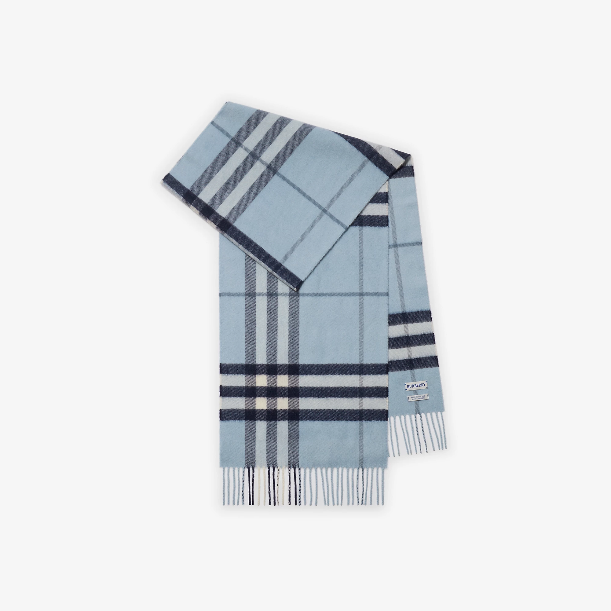 Check Cashmere Scarf
