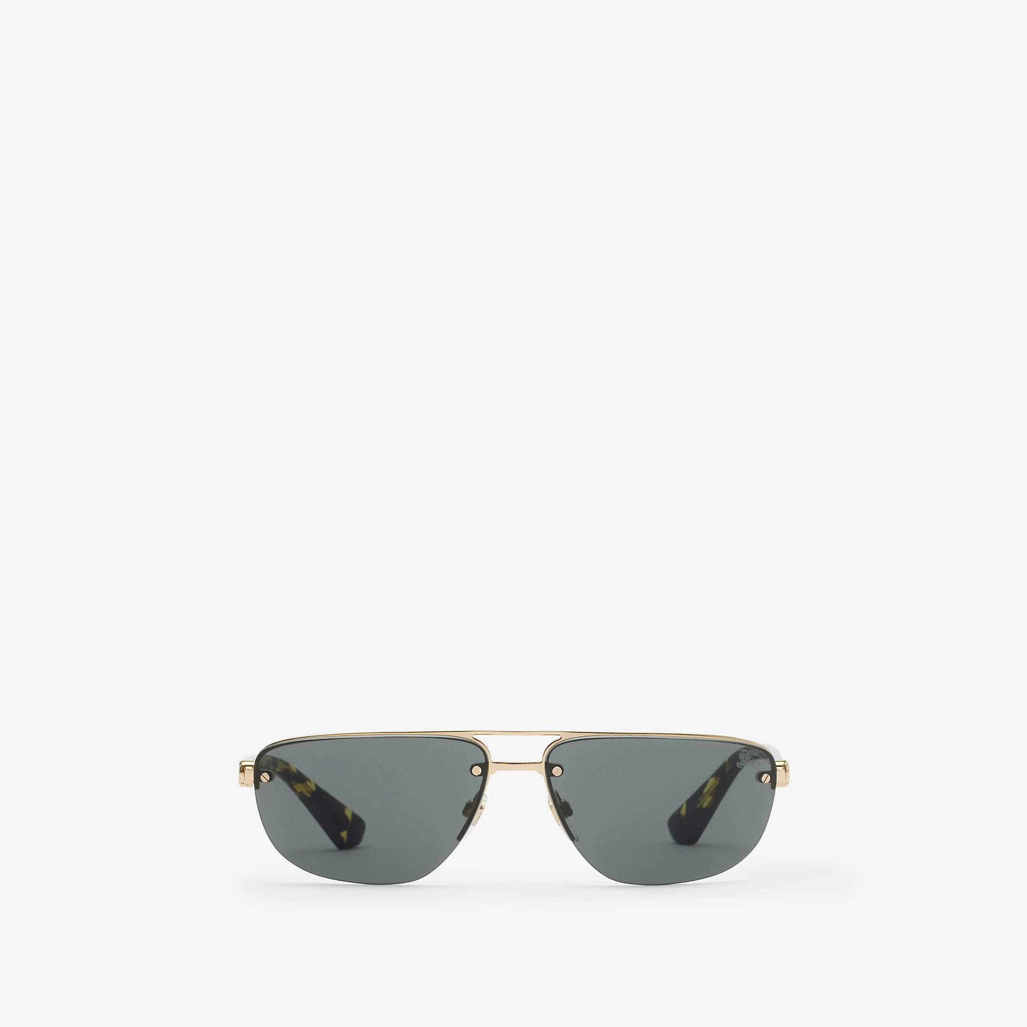 Metal Shield Rectangular Sunglassesâ