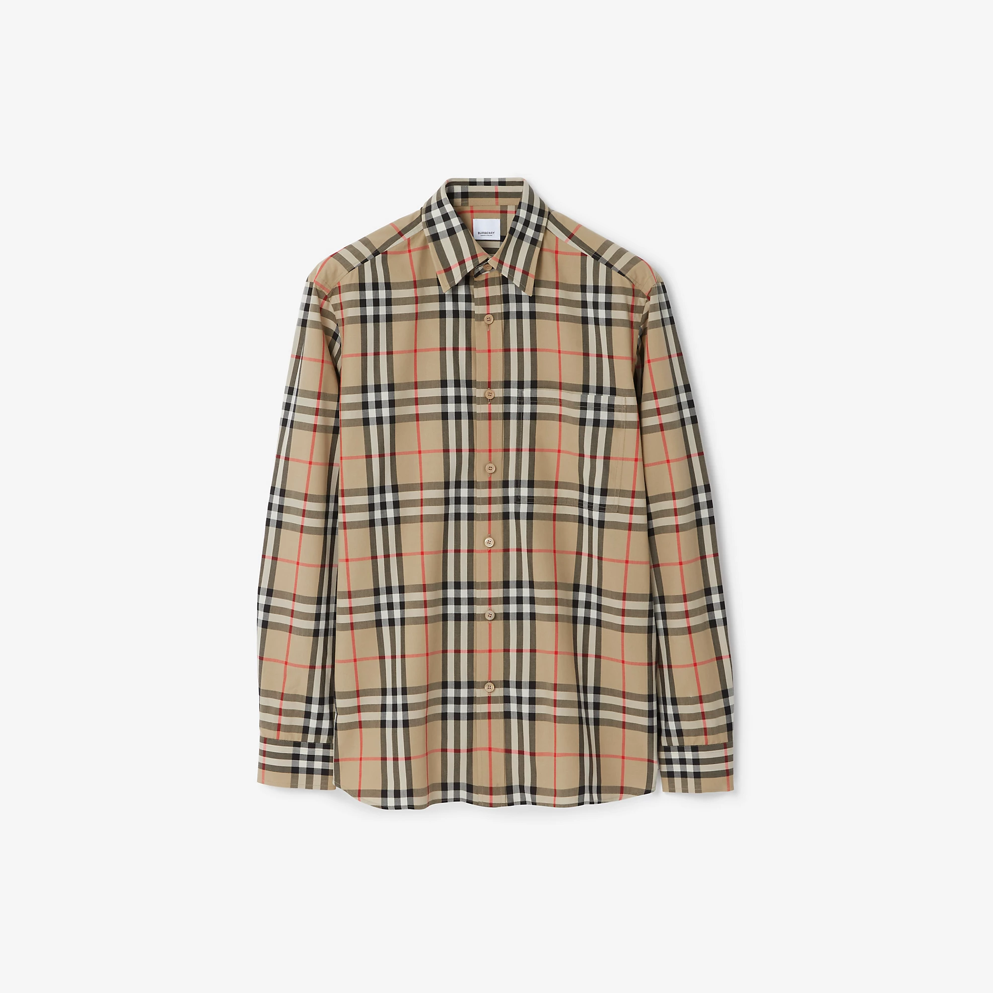 Regular Fit Check Cotton Shirt