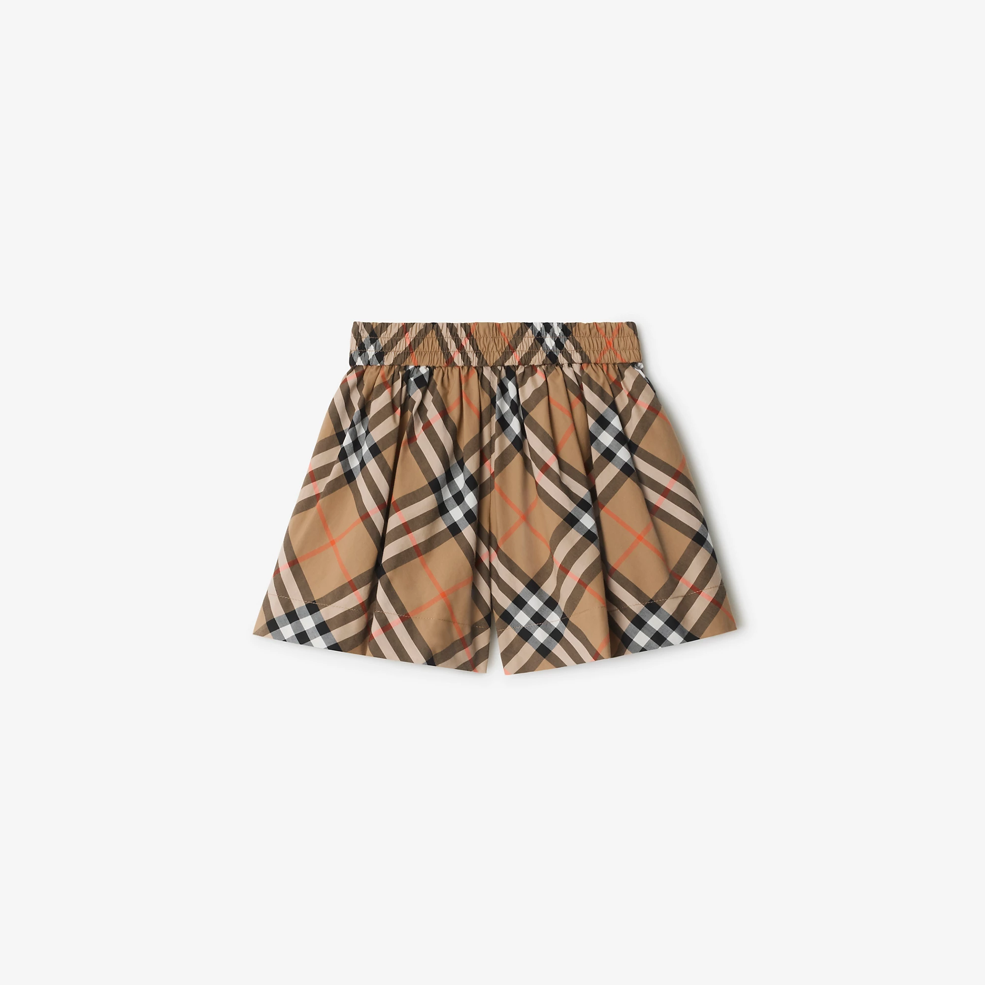 Check Cotton Shorts