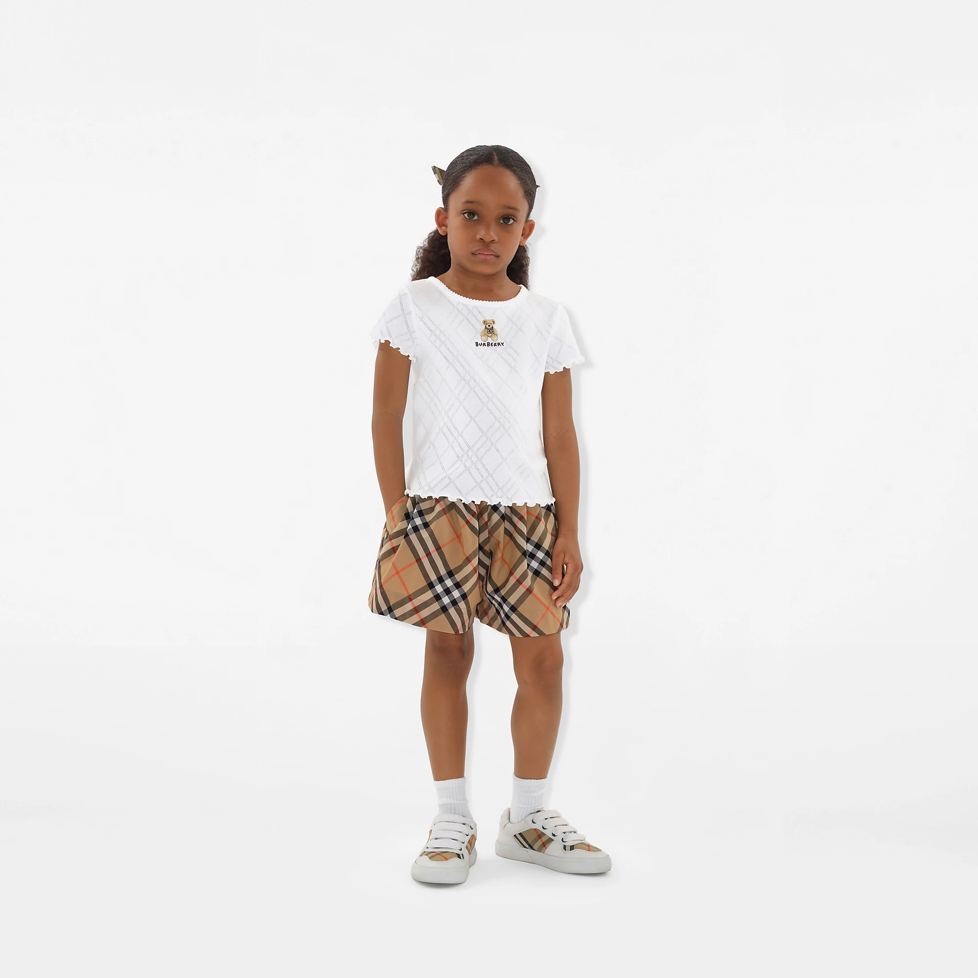 Check Cotton Shorts