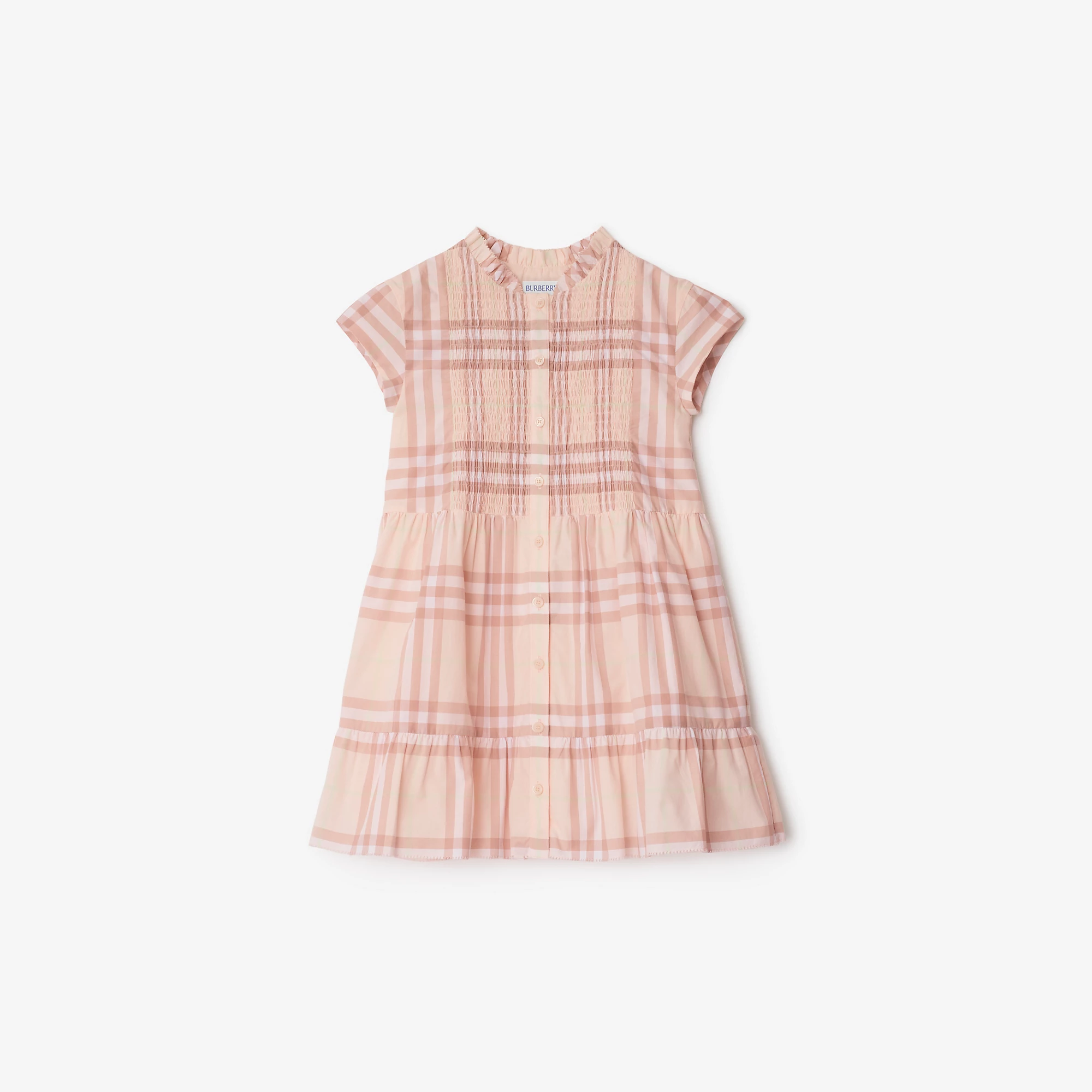 Check Cotton Poplin Dress