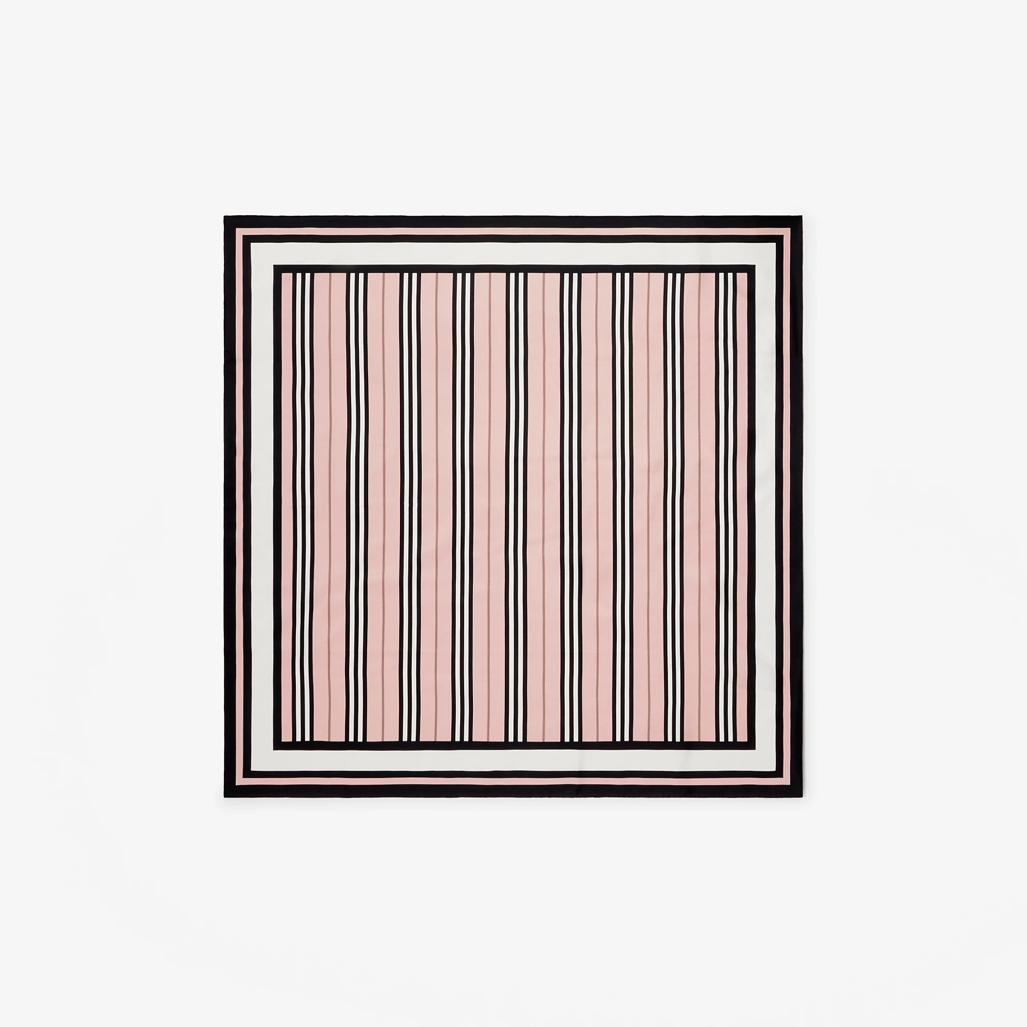 Icon Stripe Silk Scarf