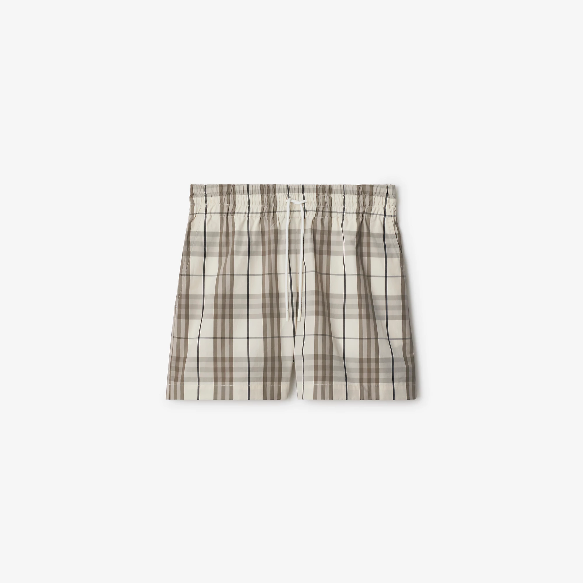 Check Cotton Shorts