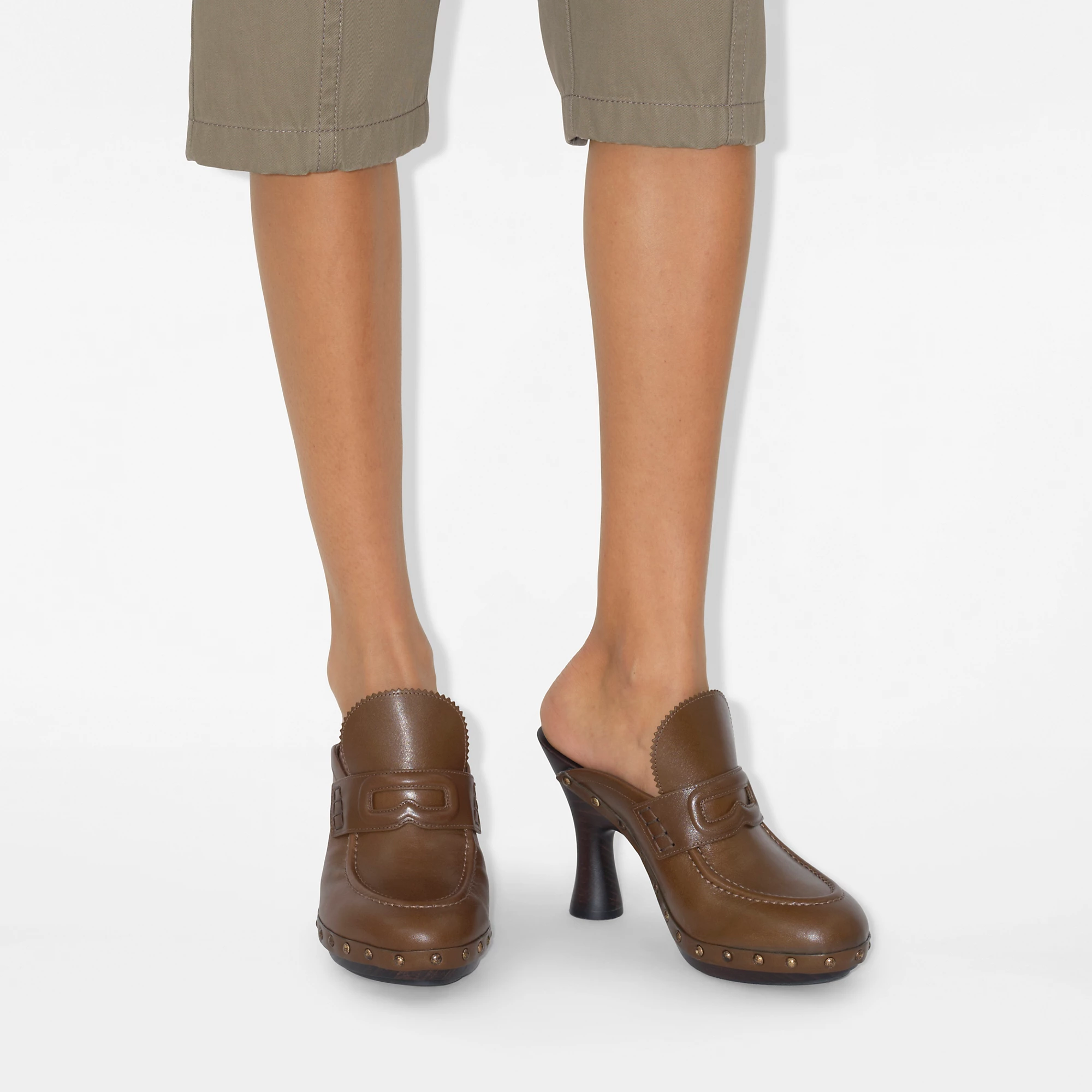 Leather Potter Clogs