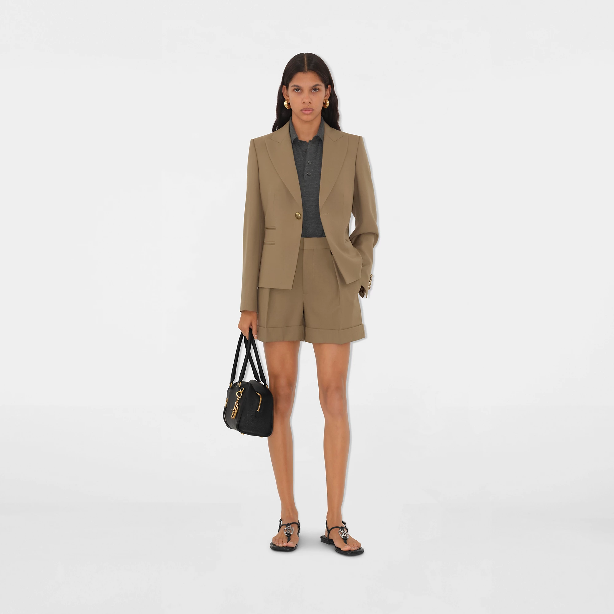 Wool Tailored Shorts