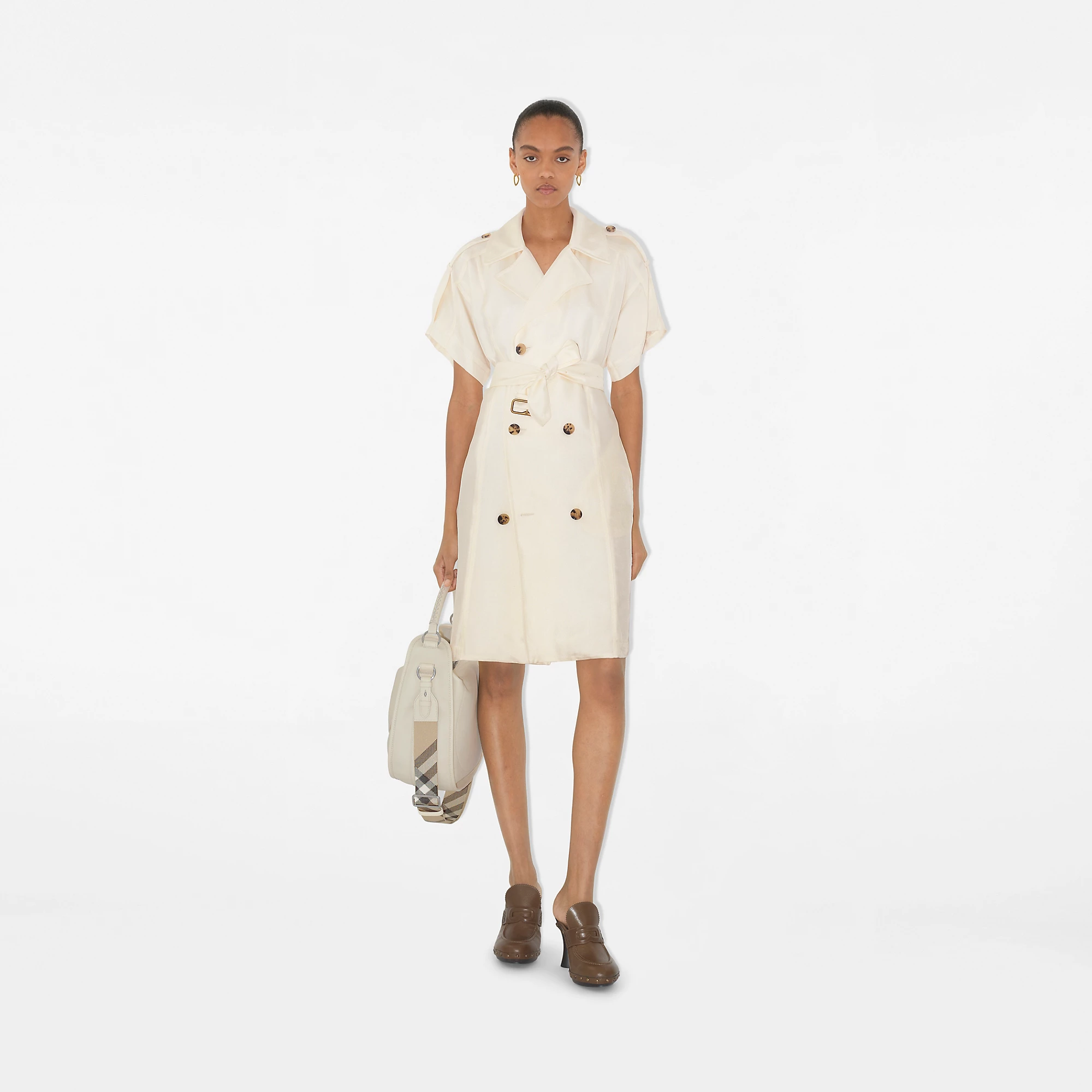 Viscose Trench Dress