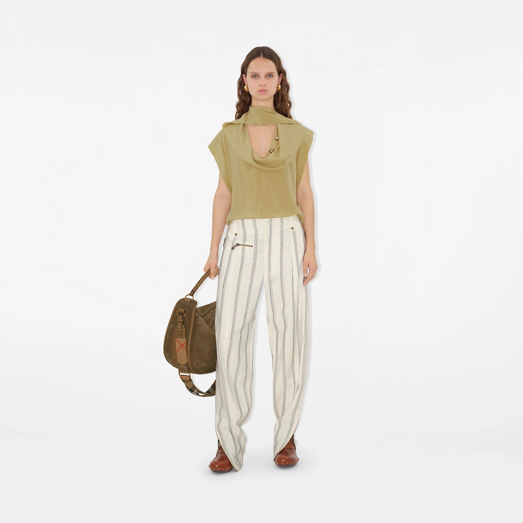 Silk Scarf Top