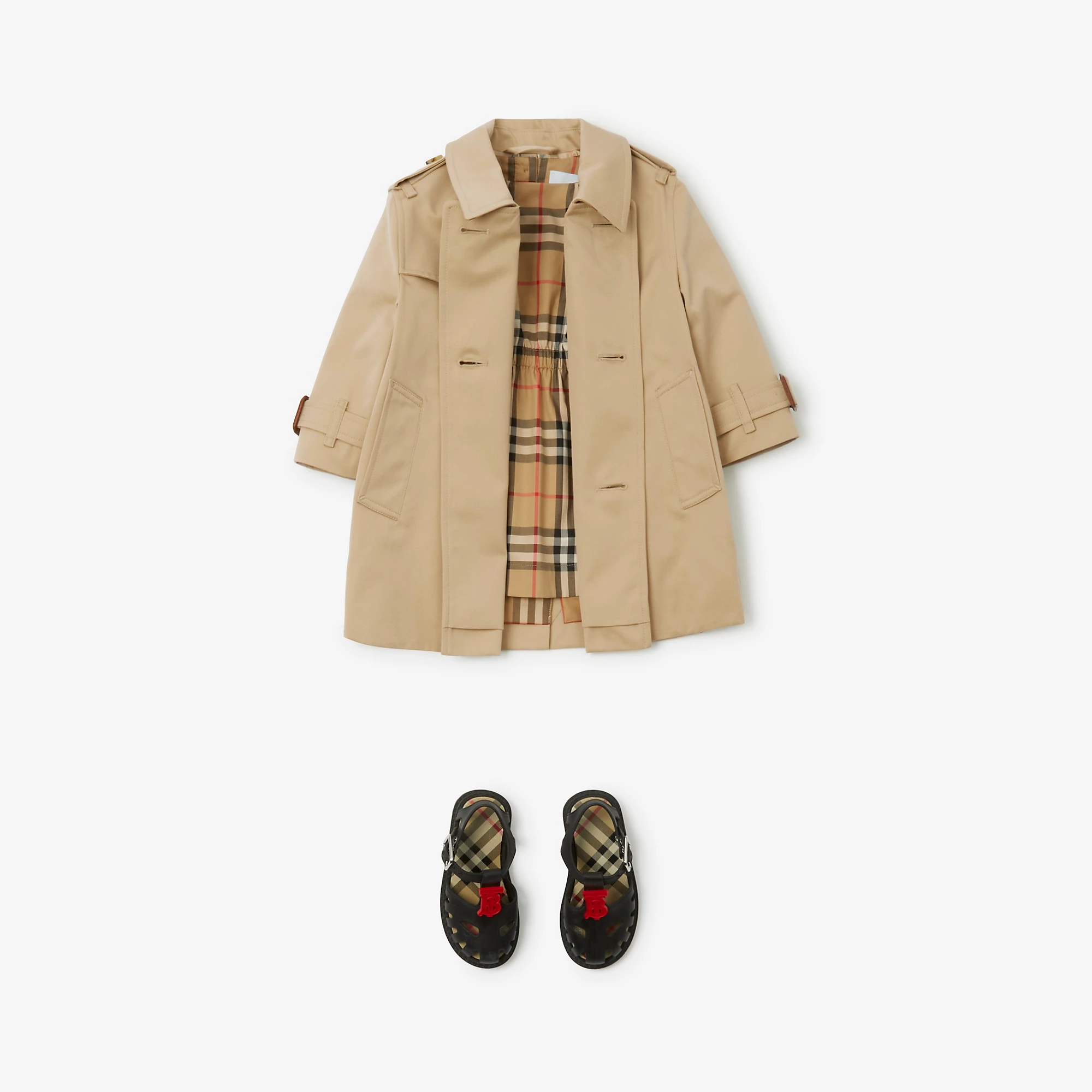 Gabardine Trench Coat