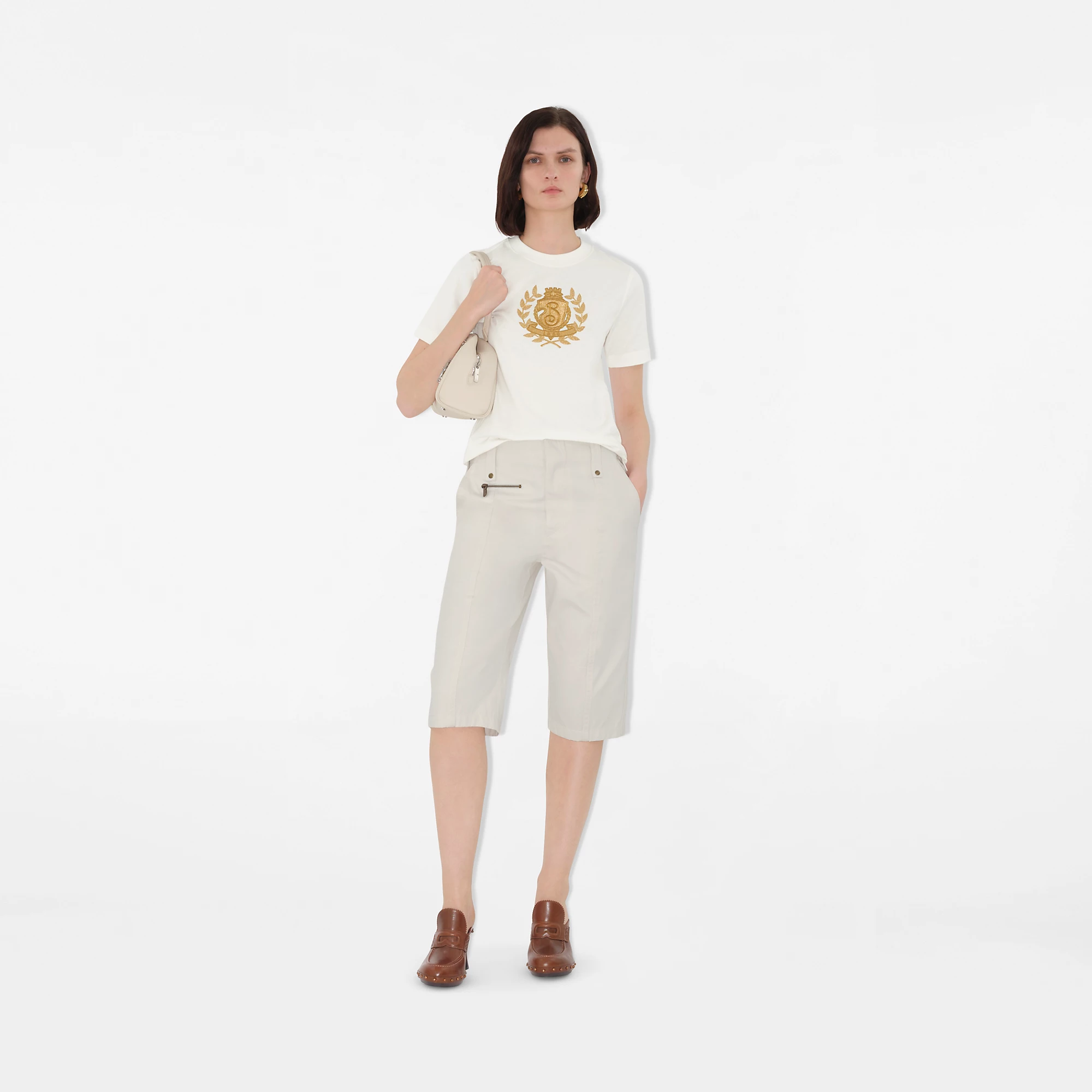 B Crest Cotton T-shirt