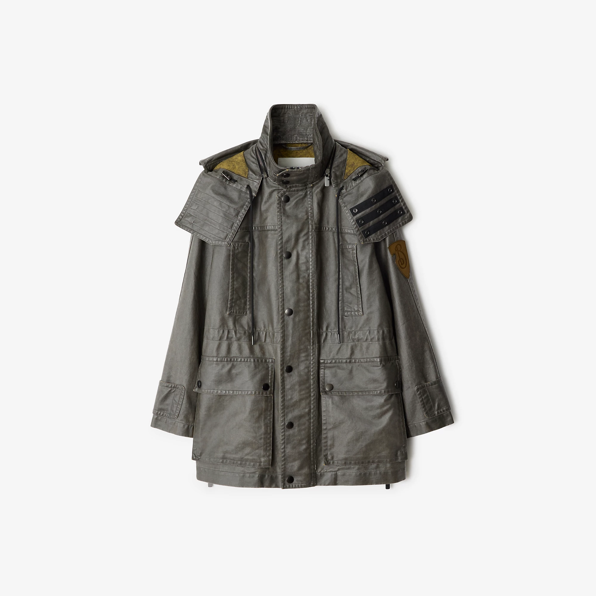 Bleached Cotton Parka