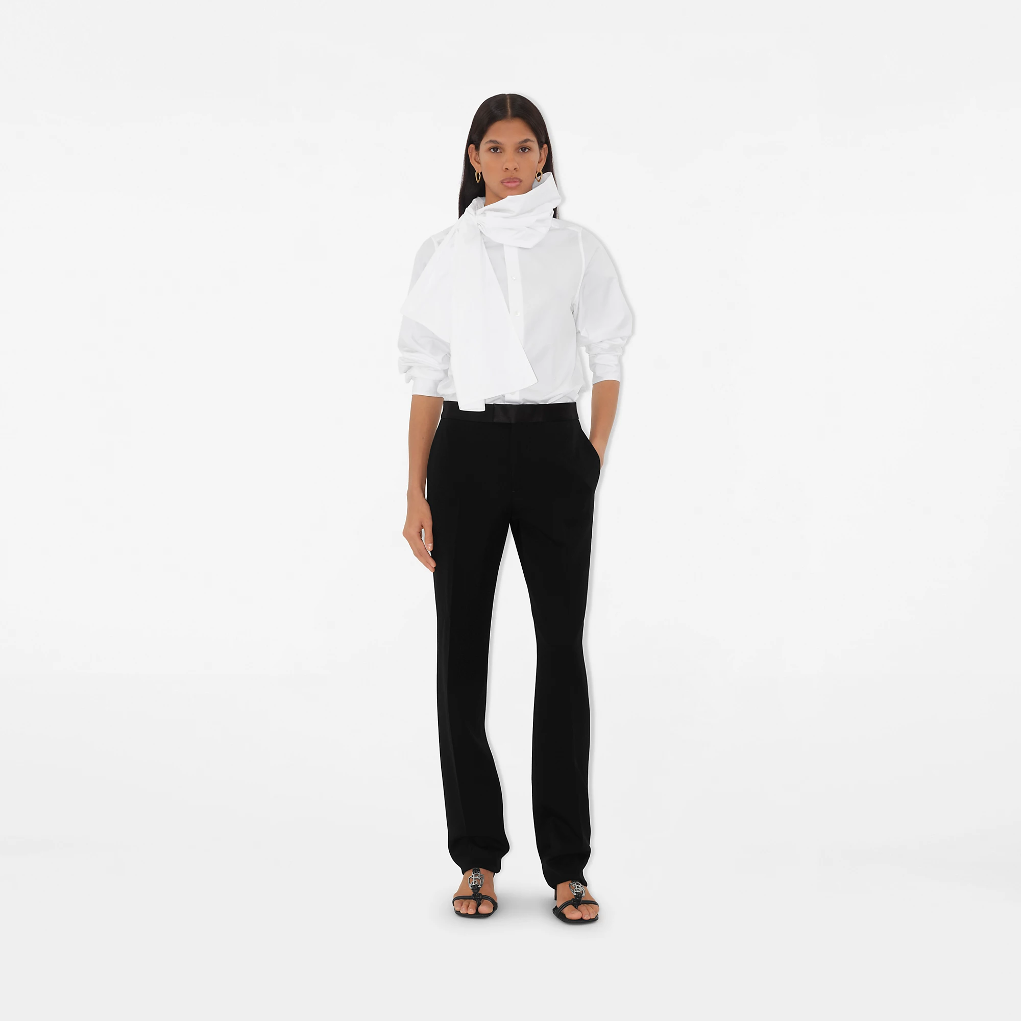 Cotton Scarf Shirt