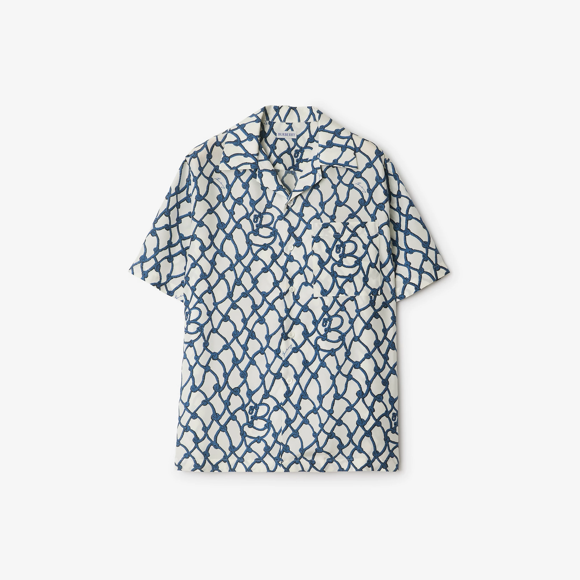 Regular Fit Knot Silk Shirt