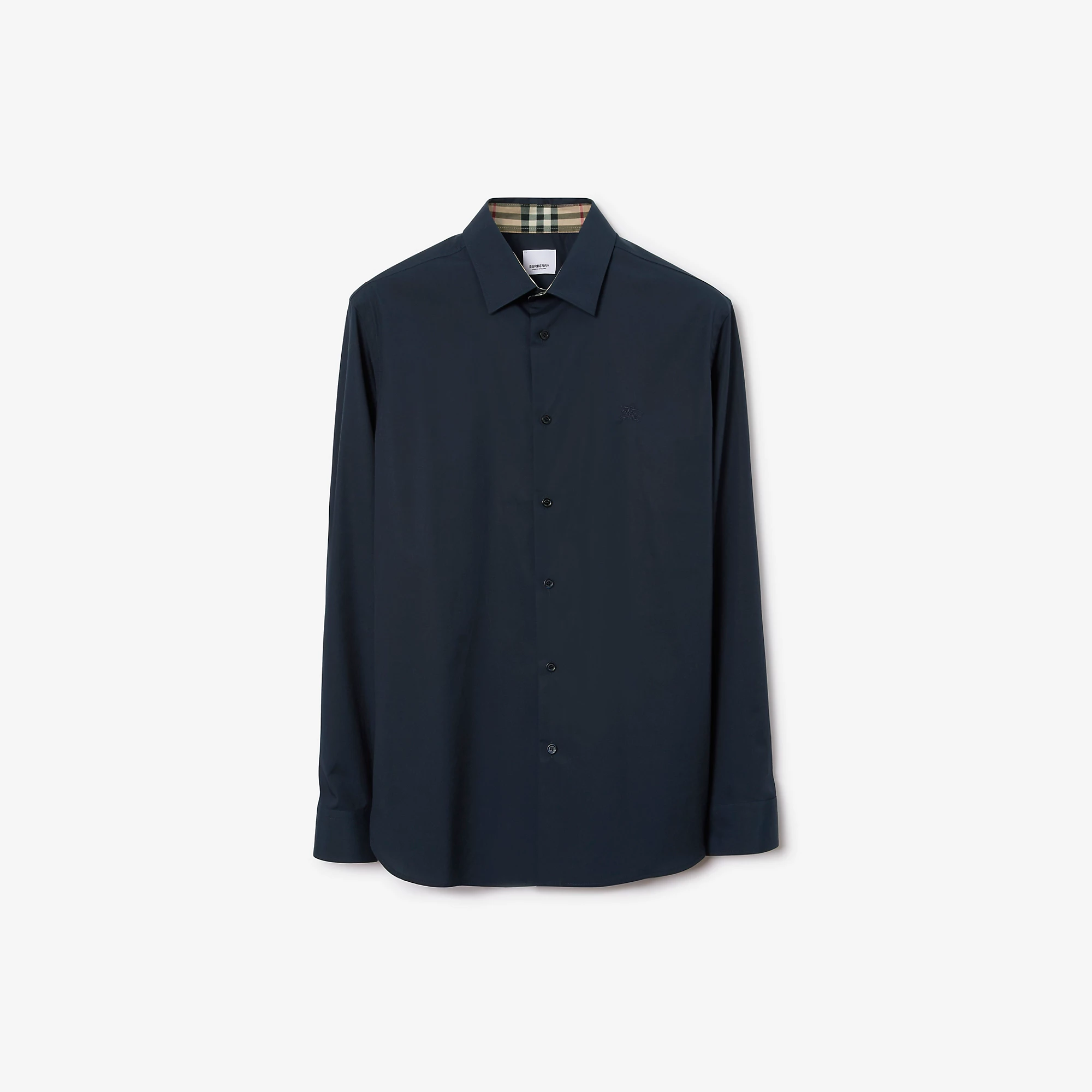 Slim Fit Stretch Cotton Shirt