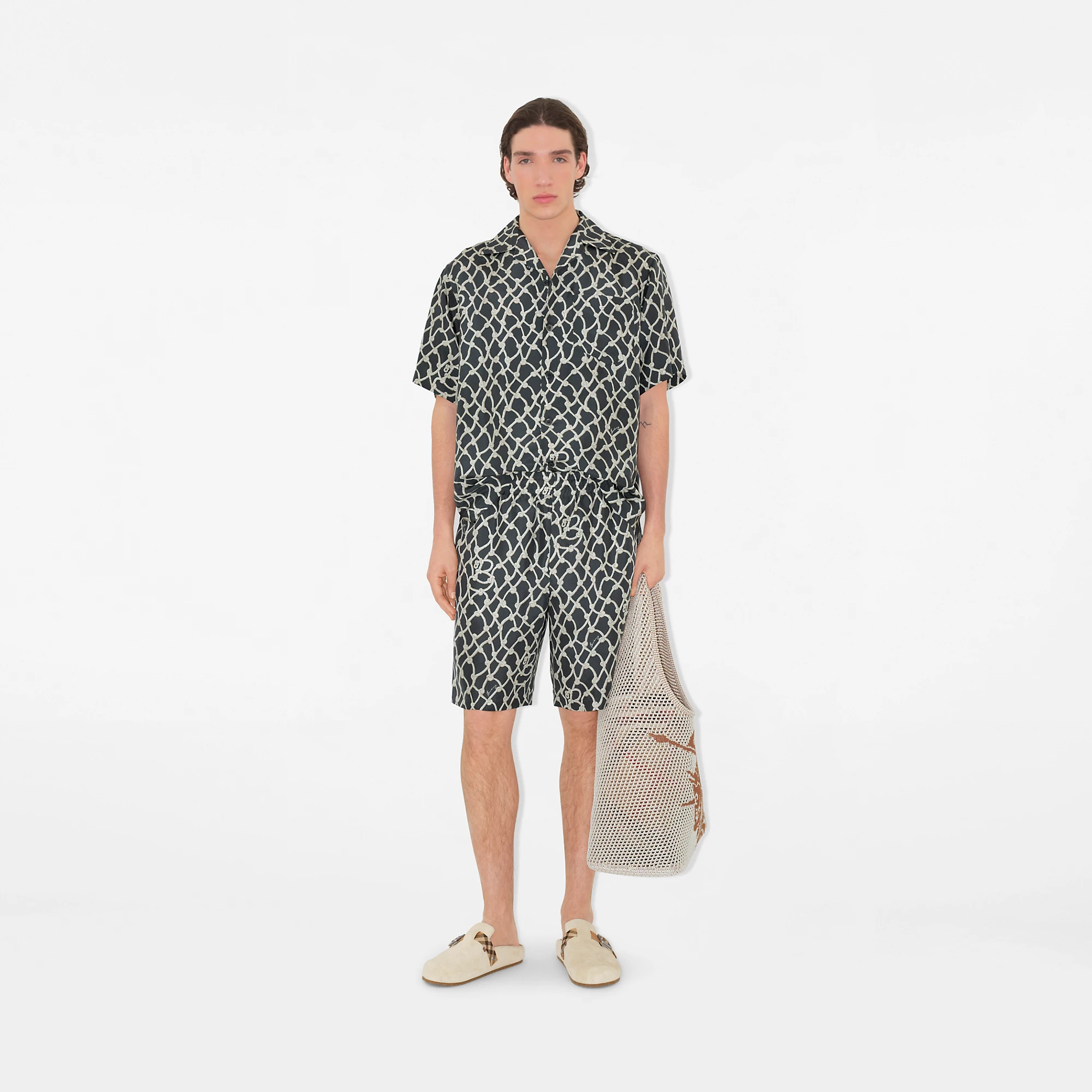 Knot Silk Shorts