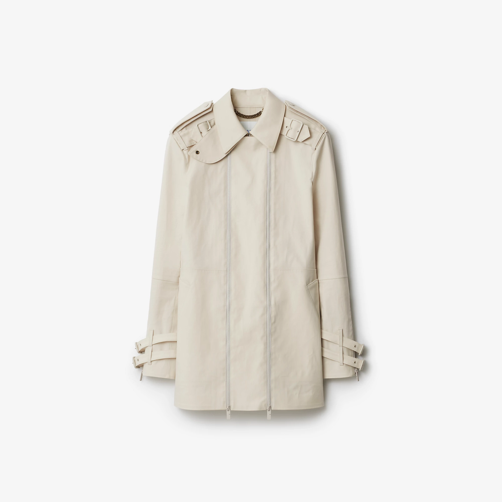 Bonded Cotton Trench Jacket